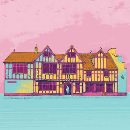 The Black Swan Unframed A4 Print - Bejojo Art_Just Makers