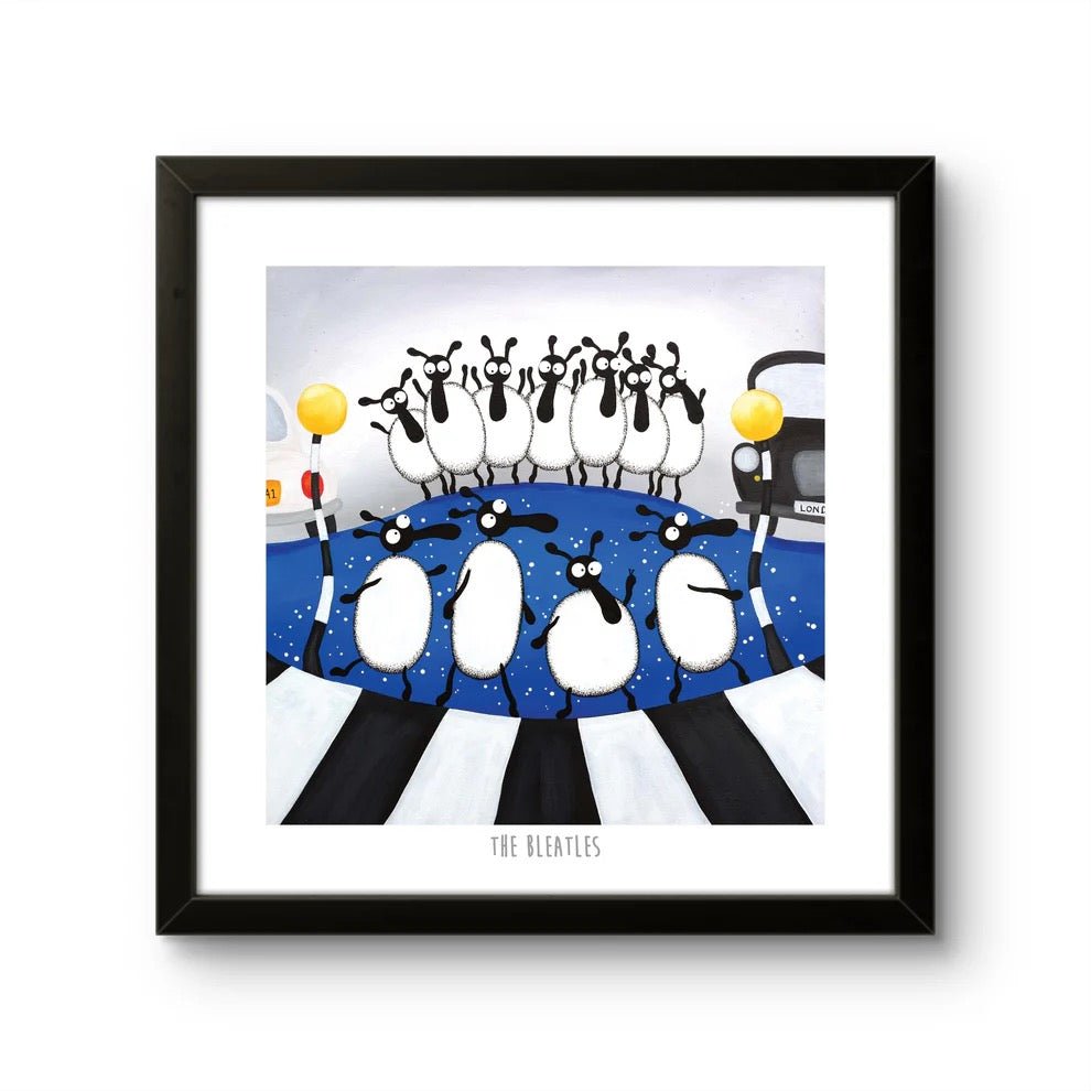 The Bleatles 10" Print - Mervyn Tay Art - Just Makers Mervyn Tay Art