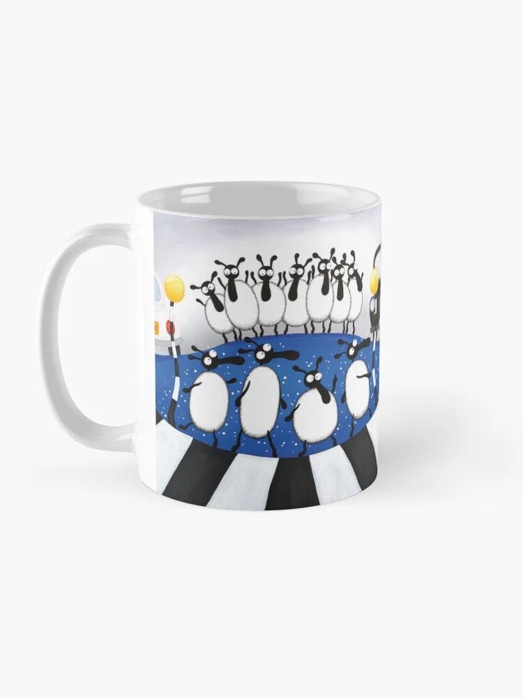 The Bleatles Ceramic Mug - Mervyn Tay Art - Just Makers Mervyn Tay Art