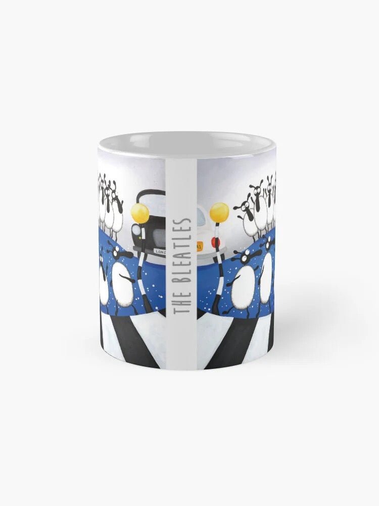 The Bleatles Ceramic Mug - Mervyn Tay Art - Just Makers Mervyn Tay Art