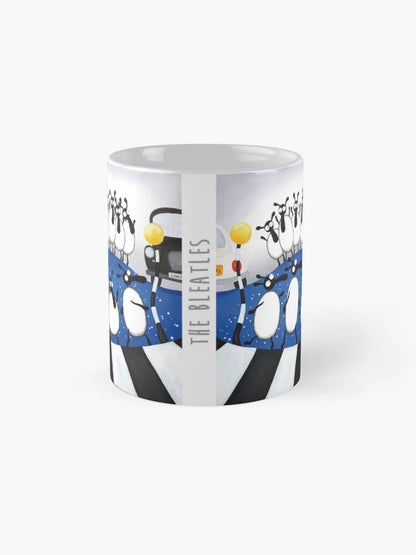 The Bleatles Ceramic Mug - Mervyn Tay Art_Just Makers