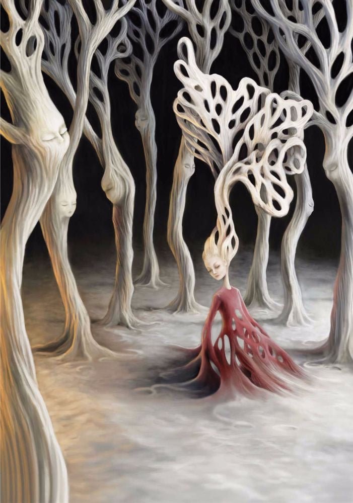 The Christemas Tree Greeting Card Demelsa Haughton - Just Makers Demelsa Haughton Illustration