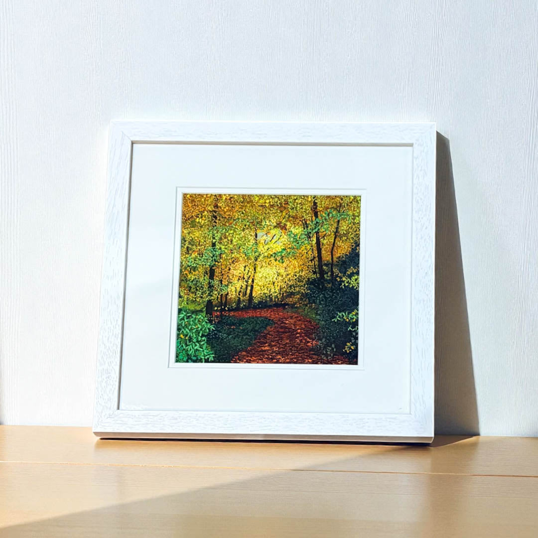 The Colour of Gold Embroidered Giclee Print - Fiona Robertson_Just Makers