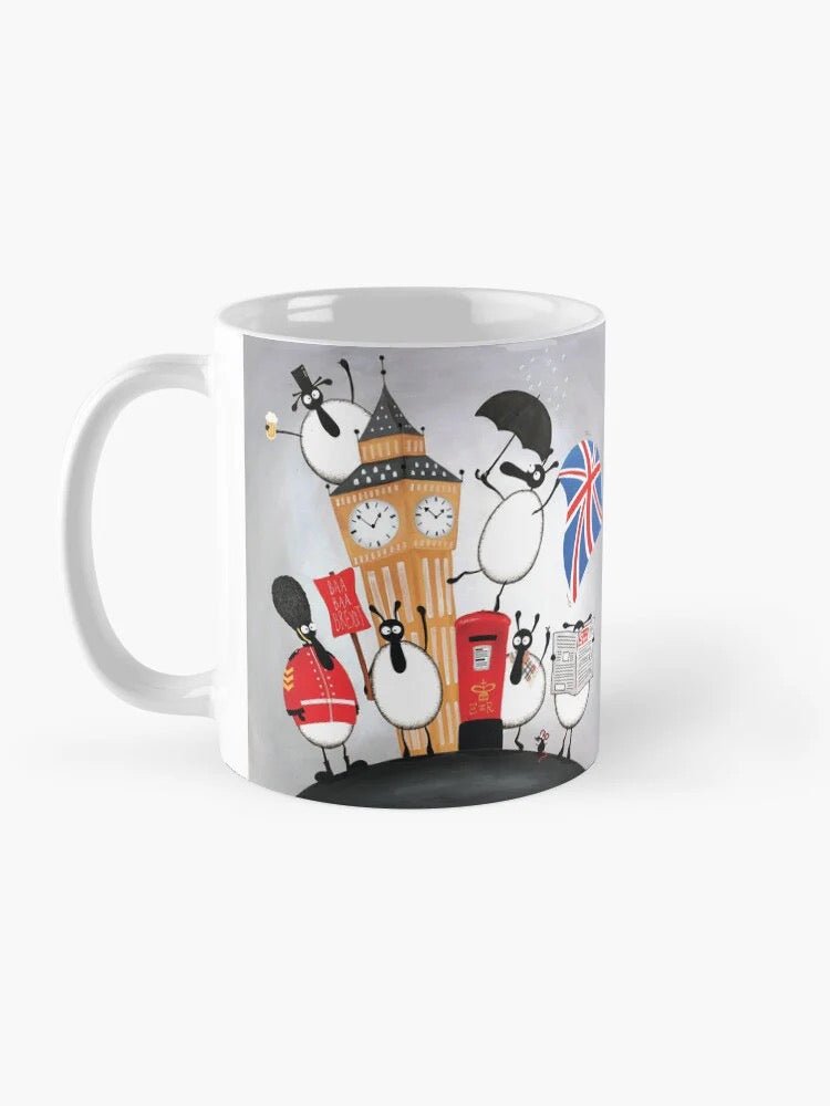 The Ewe.K. Ceramic Mug - Mervyn Tay Art - Just Makers Mervyn Tay Art