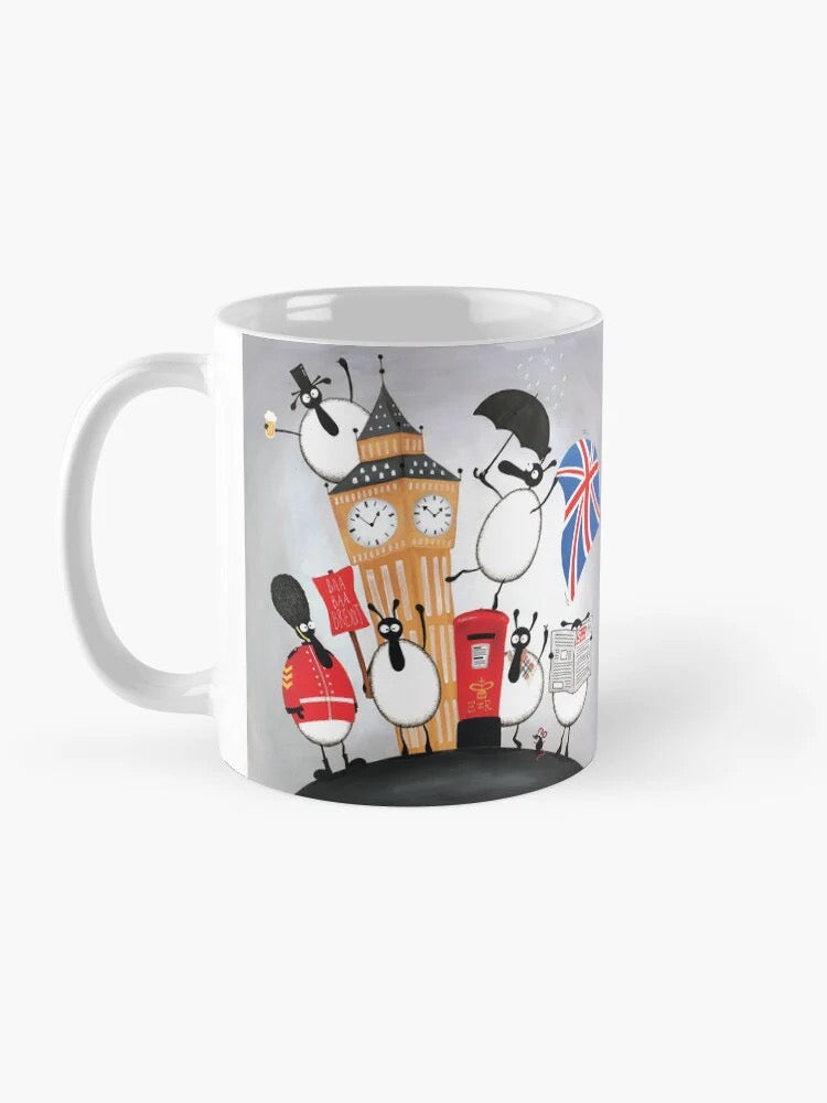 The Ewe.K. Ceramic Mug - Mervyn Tay Art_Just Makers