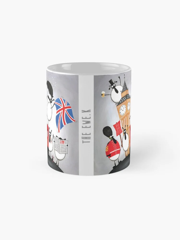 The Ewe.K. Ceramic Mug - Mervyn Tay Art_Just Makers