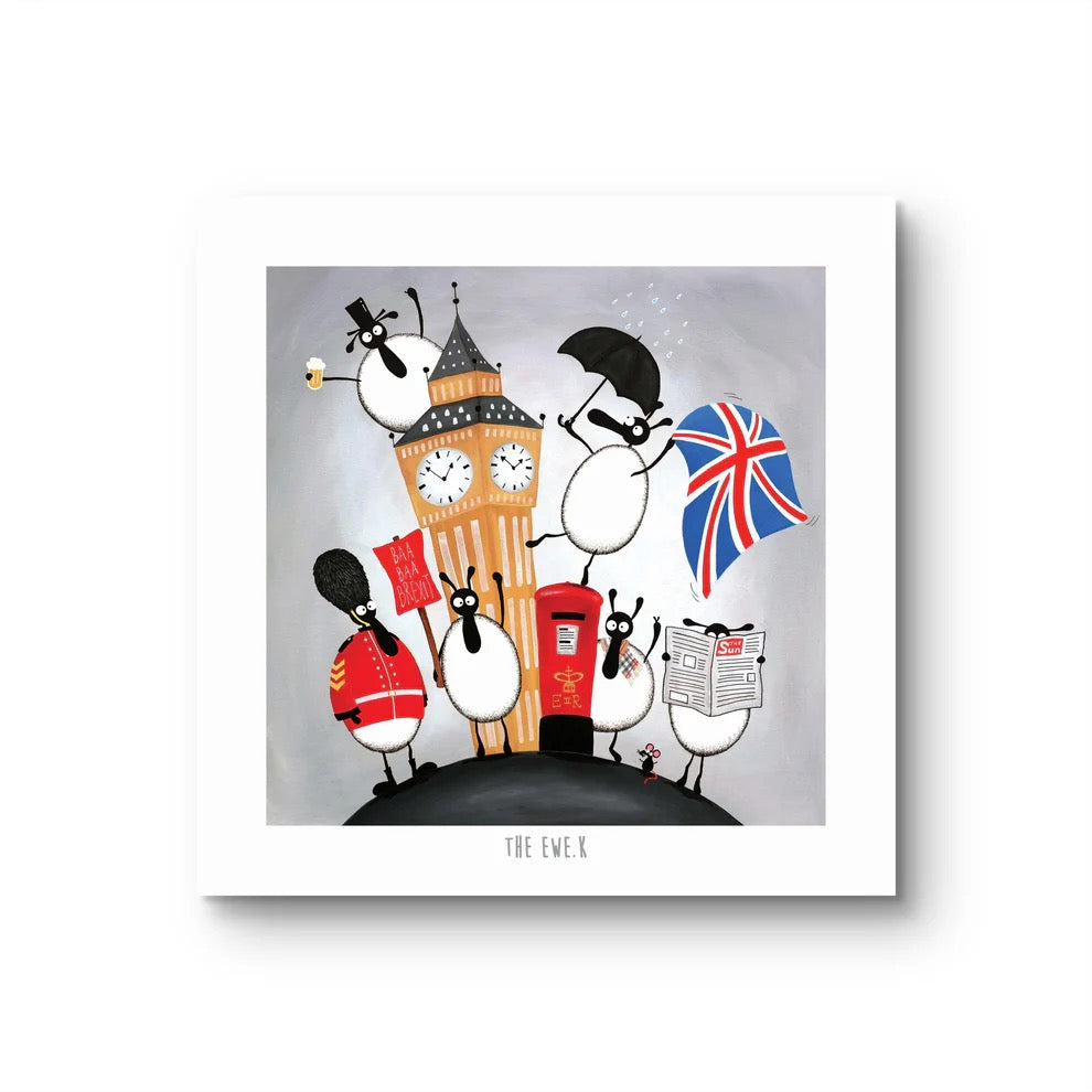 The Ewe.K 10&quot; Print - Mervyn Tay Art_Just Makers