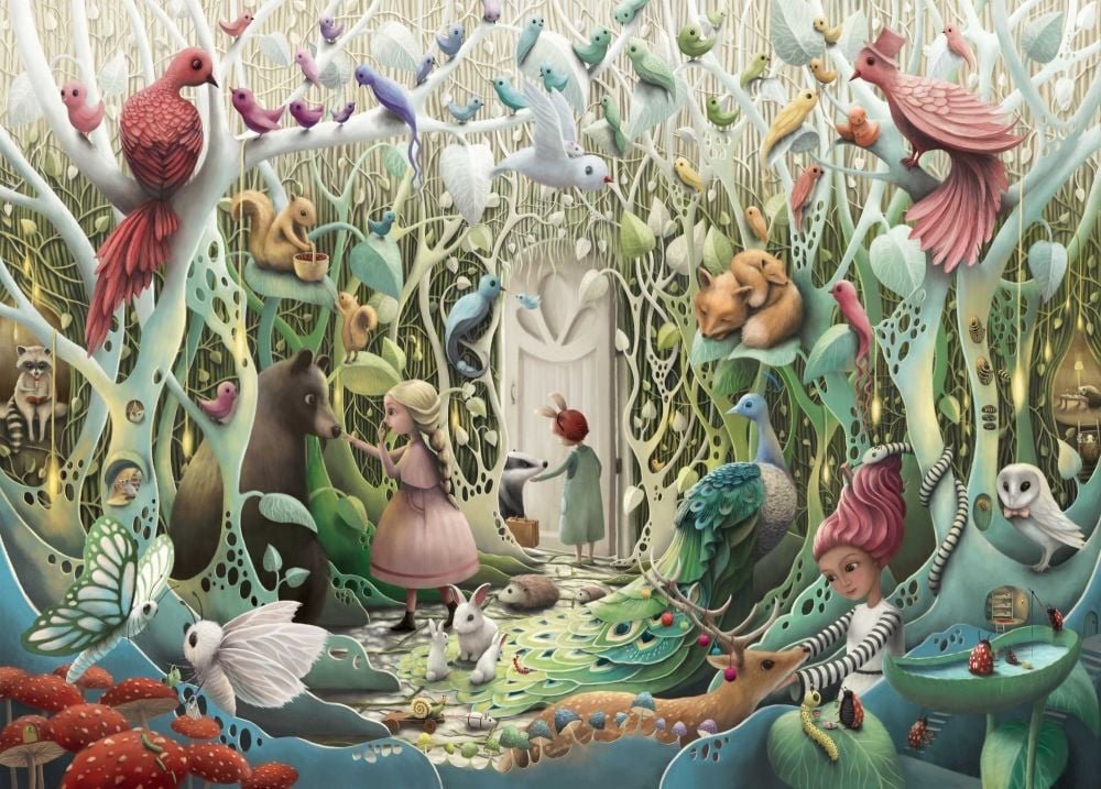 The Not so Secret Garden Greeting Card Demelsa Haughton - Just Makers Demelsa Haughton Illustration