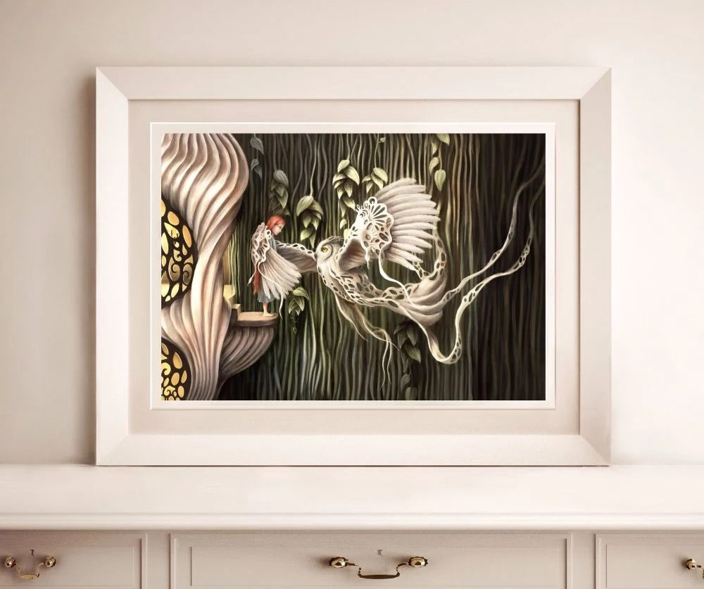 The Owl Queen Demelsa Haughton Print_Just Makers