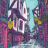 The Shambles Unframed A5 Print Winter - Bejojo Art_Just Makers