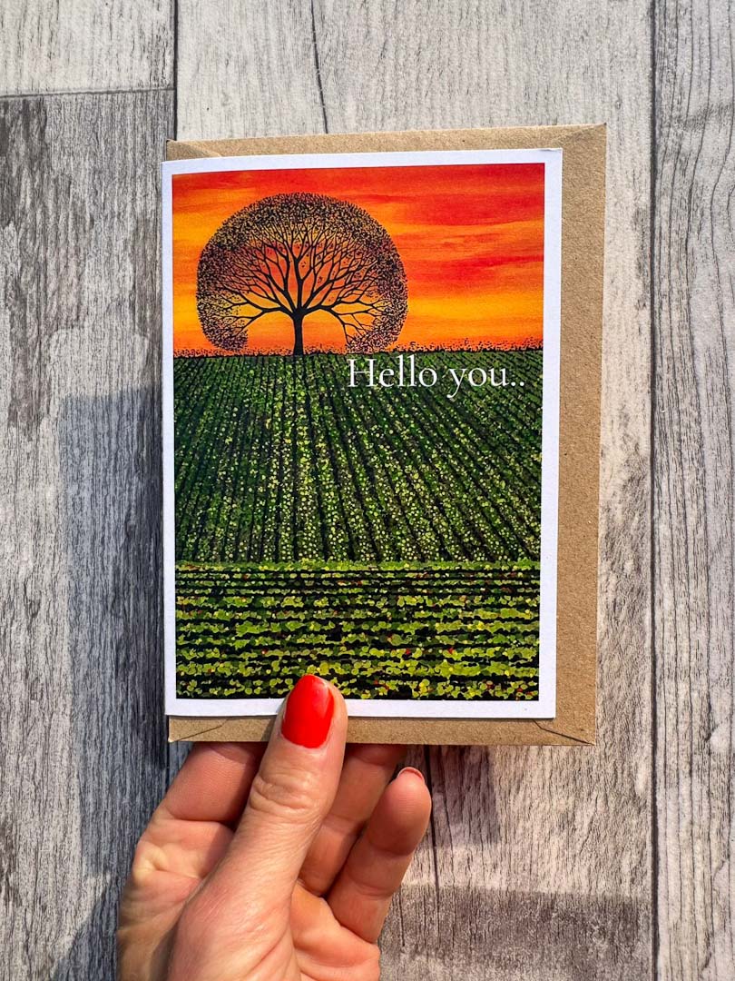 The Wonderful Every Day Hello Card by Sarah Jane Nicholls_Just Makers