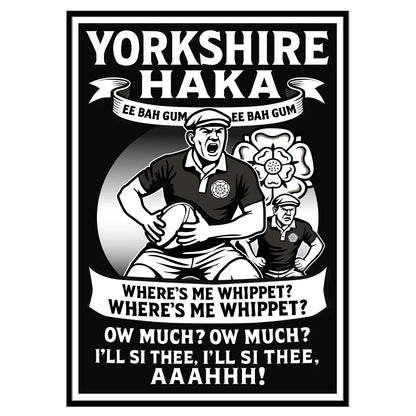 The Yorkshire Haka A4 Print - The Yorkshire Print Company_Just Makers