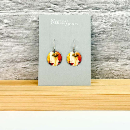 Tiny Golden Tears Earrings - Nancy Jones_Just Makers
