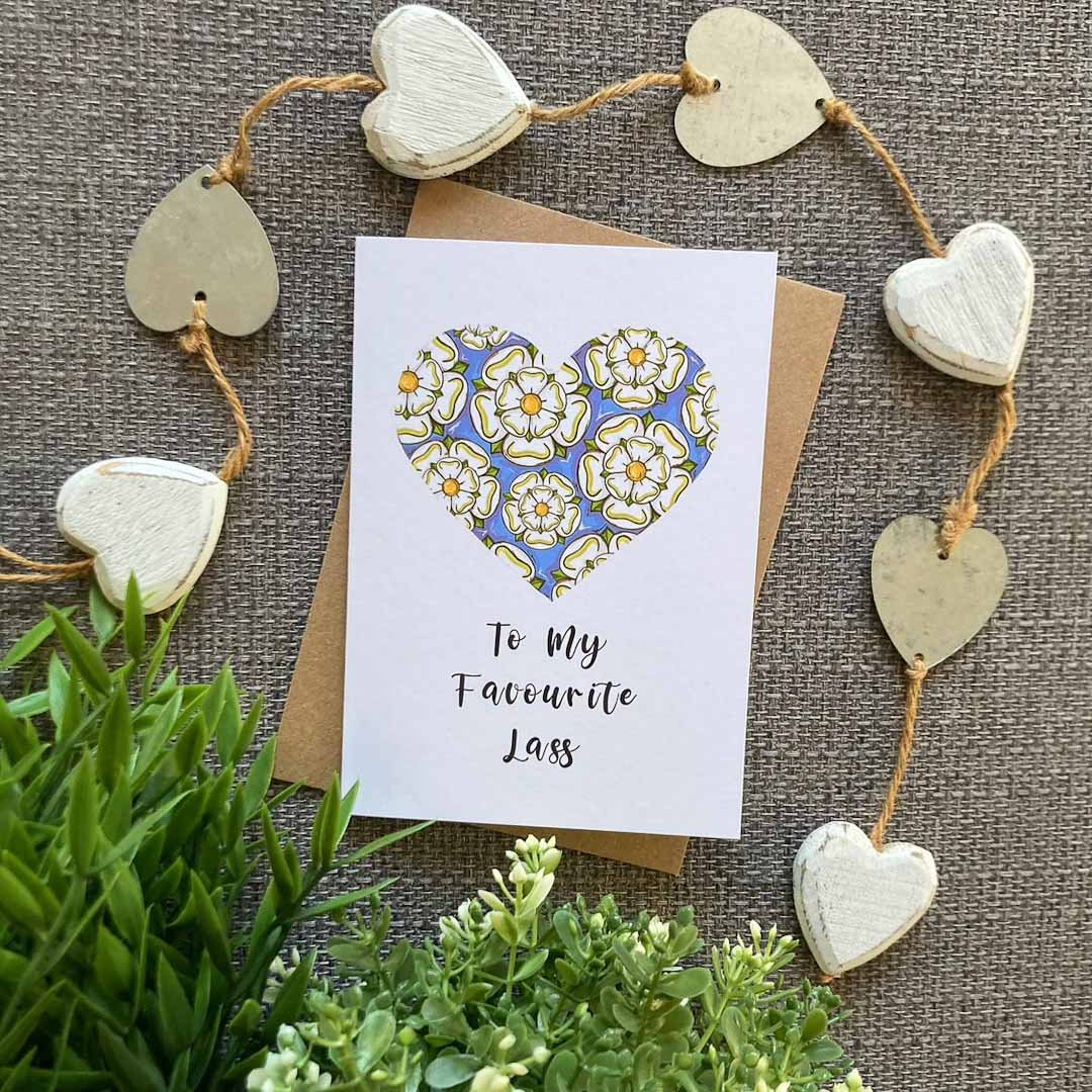 To My Favourite Lass Card - HD Designs - Just Makers HD Designs