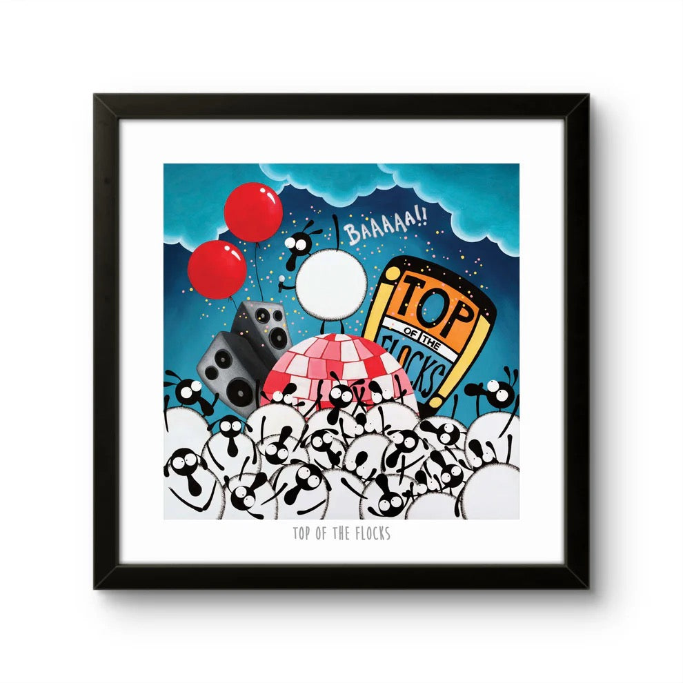 Top of the Flocks 10&quot; Print - Mervyn Tay Art_Just Makers