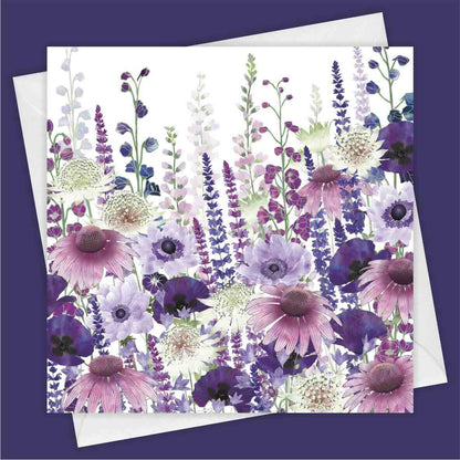 Tranquility Garden Greeting Card by Fiona Calder - Just Makers Fiona Calder Designs