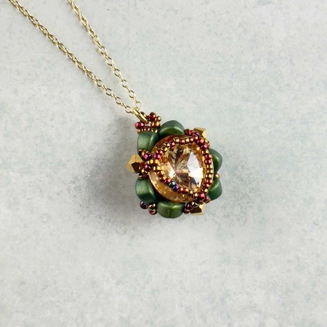 Tudor Rose Necklace - Ruby Jones_Just Makers