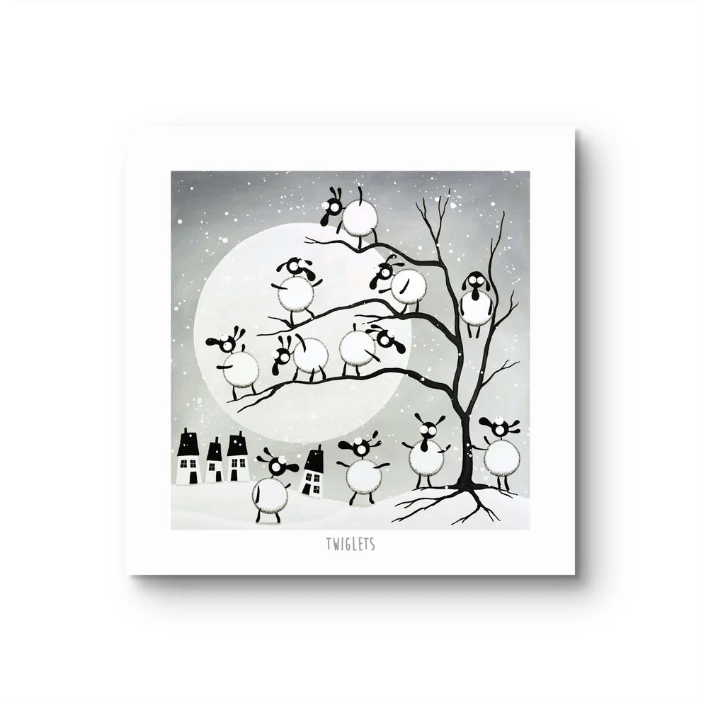 Twiglets 10&quot; Print - Mervyn Tay Art_Just Makers