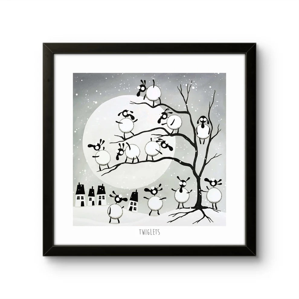 Twiglets 10&quot; Print - Mervyn Tay Art_Just Makers