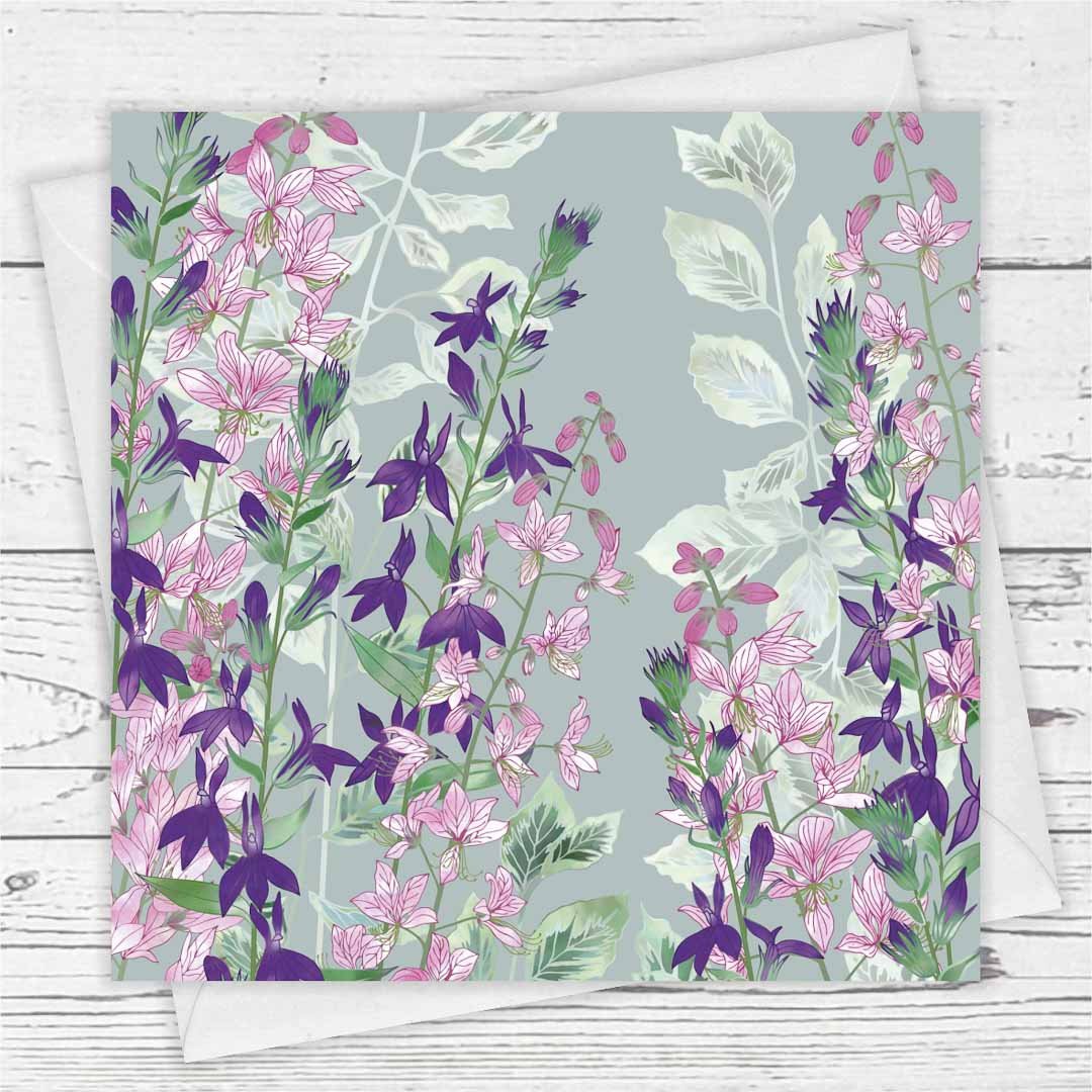 Twilight Amble Greeting Card by Fiona Calder - Just Makers Fiona Calder Designs