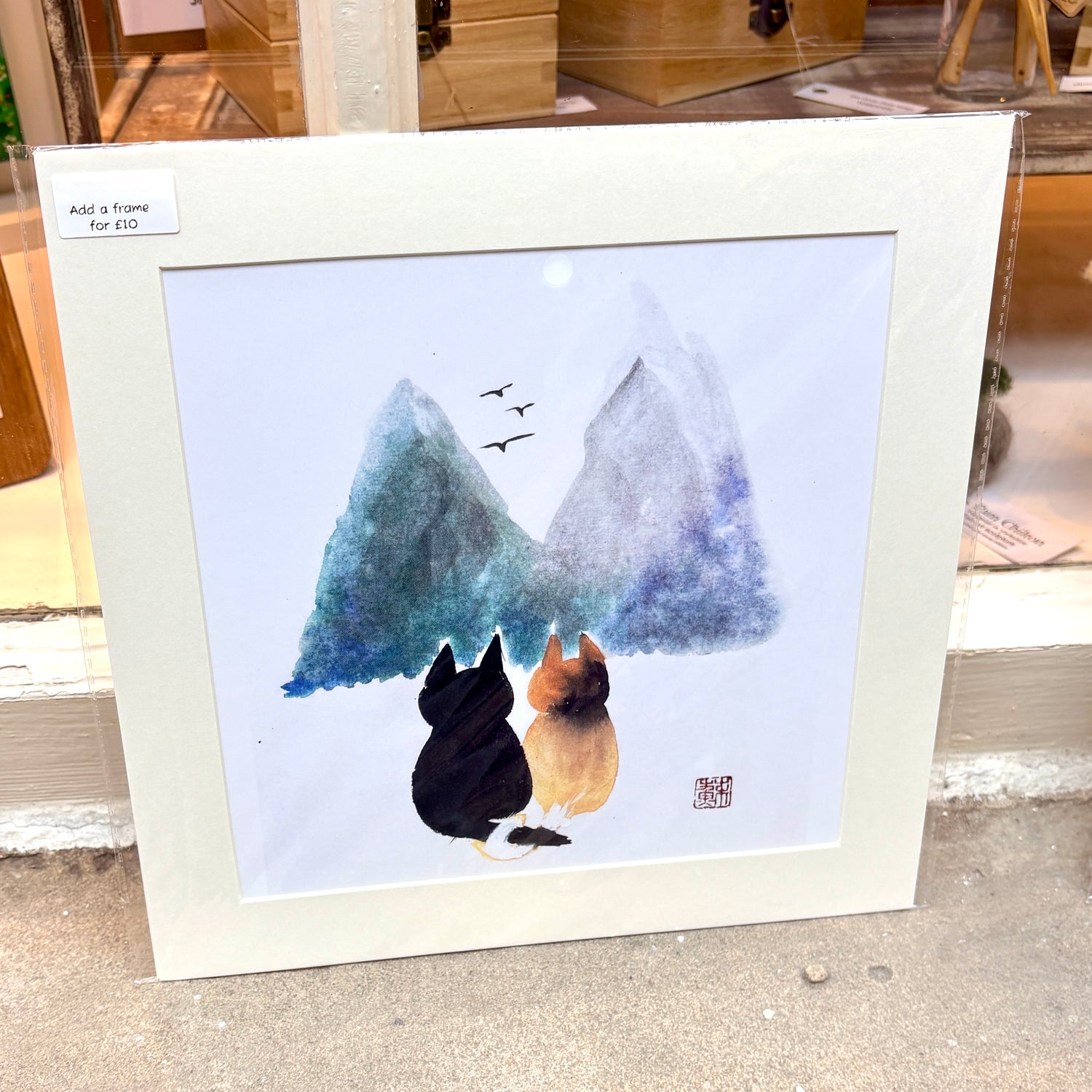 Unframed Cat Art Print - Su Yao_Just Makers
