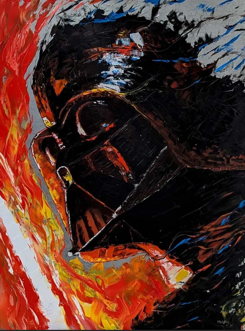 Vader Ltd Edition Print - Paul Mirfin_Just Makers