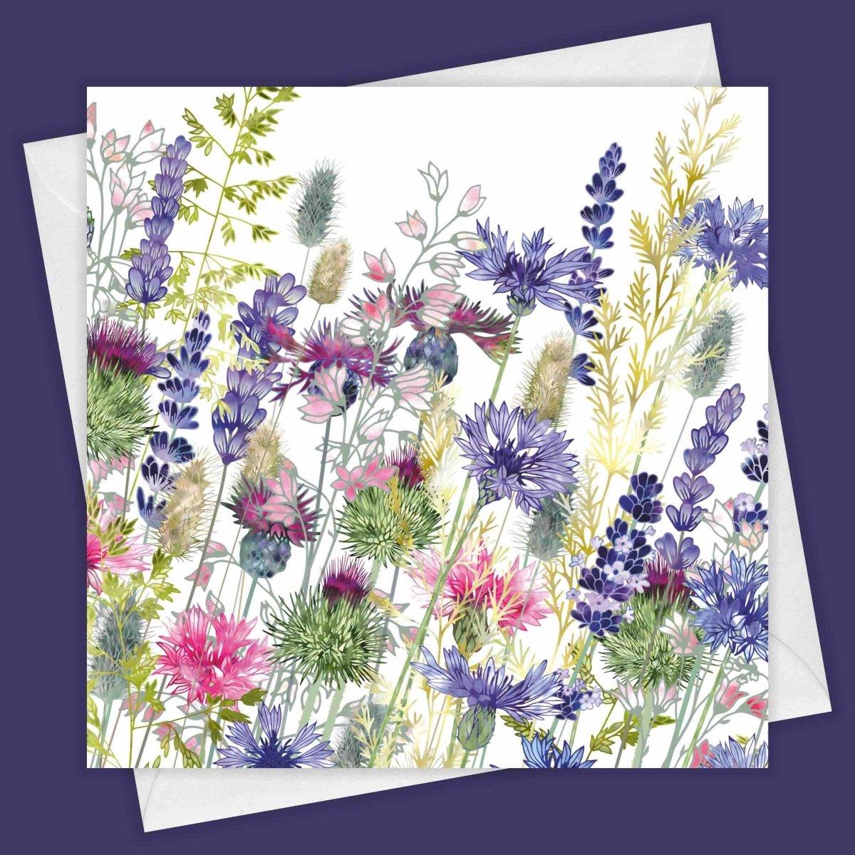 Walking Through Whimsy Greeting Card by Fiona Calder - Just Makers Fiona Calder Designs