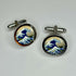 Waves Cufflinks - Nancy Jones_Just Makers