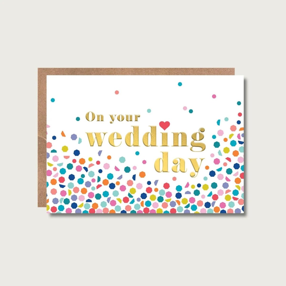 Wedding Confetti Card - Maggie Magoo Designs - Just Makers Maggie Magoo Designs