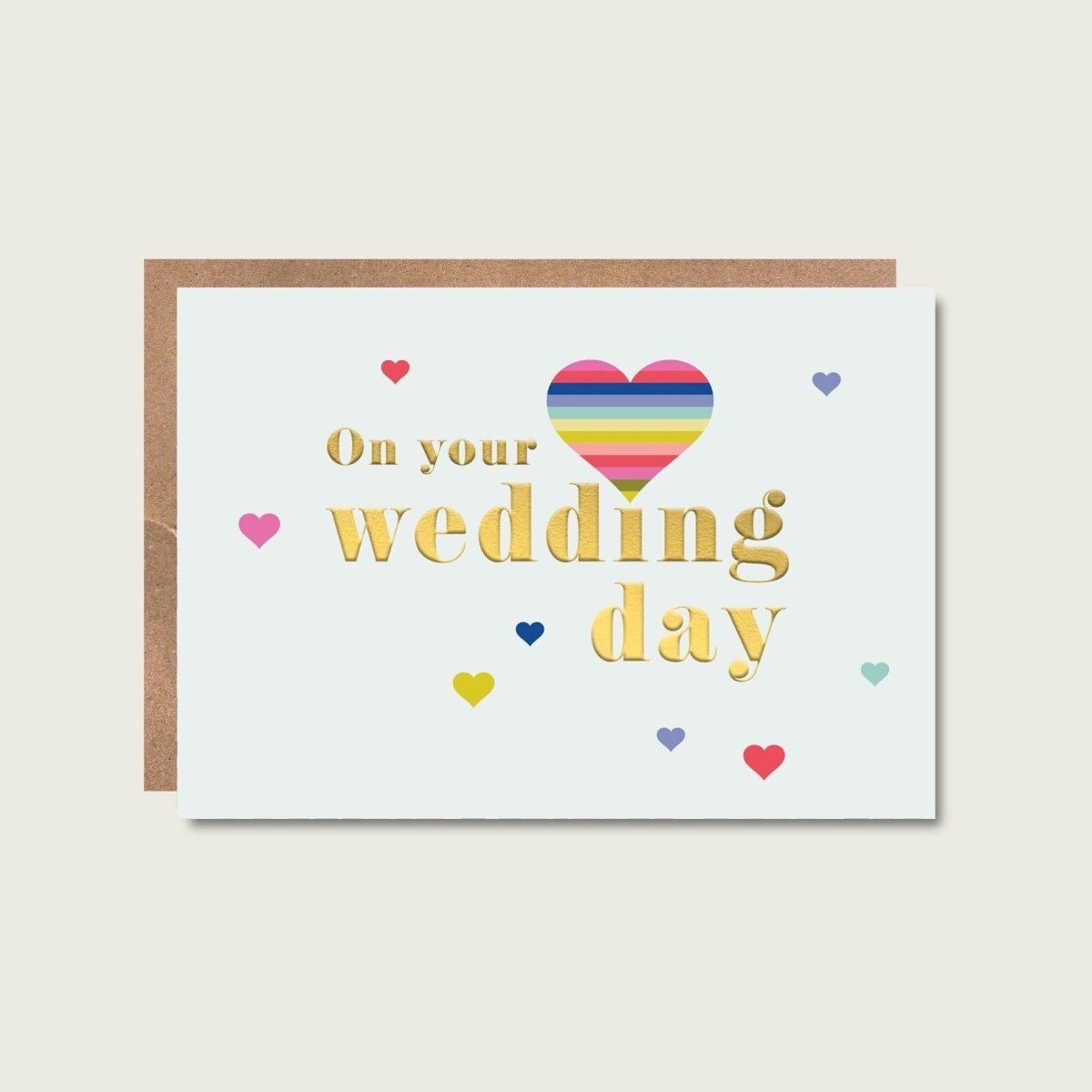 Wedding Day Celebration Card - Maggie Magoo Designs - Just Makers Maggie Magoo Designs