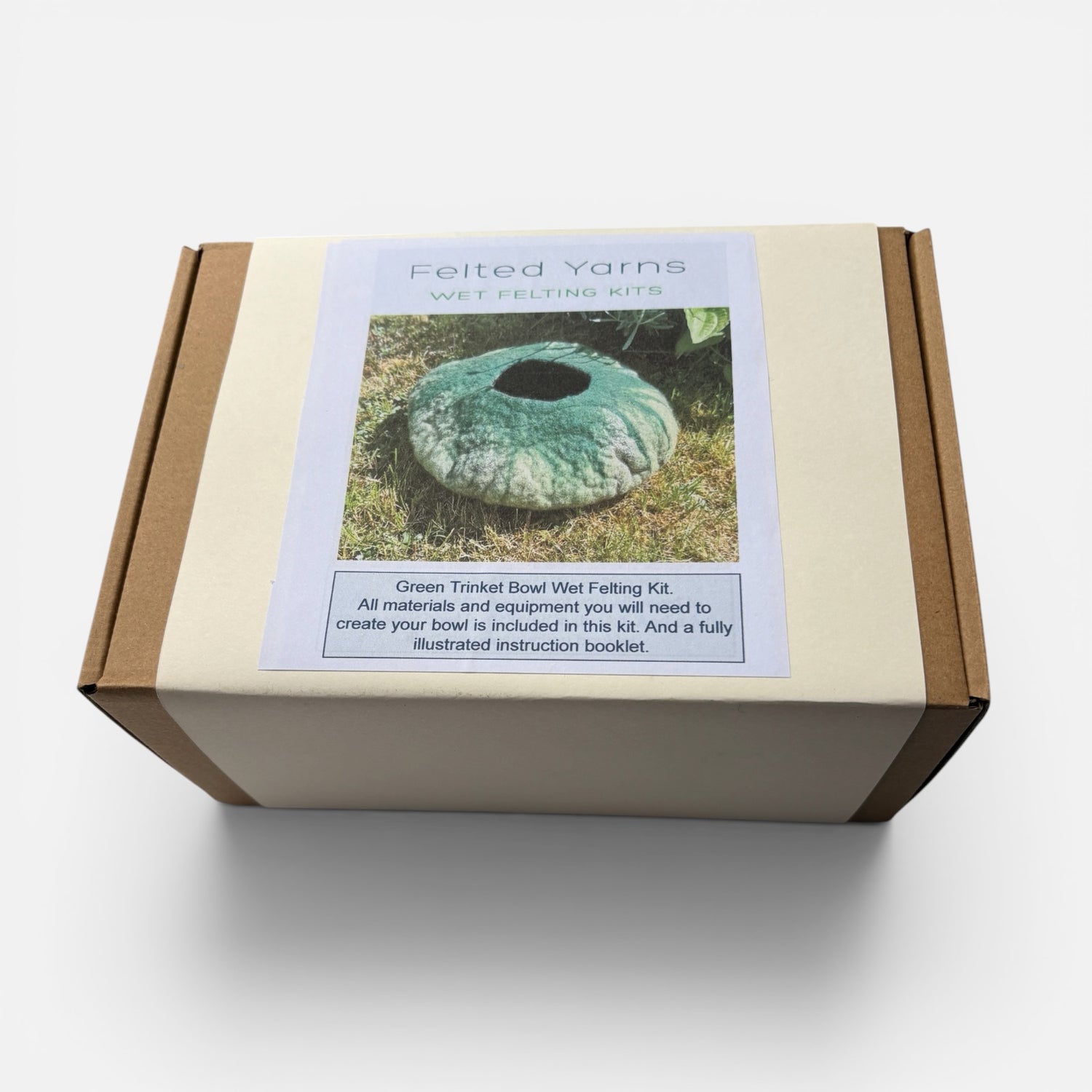 Wet Felting Bowl Kit - Felted Yarns_Just Makers
