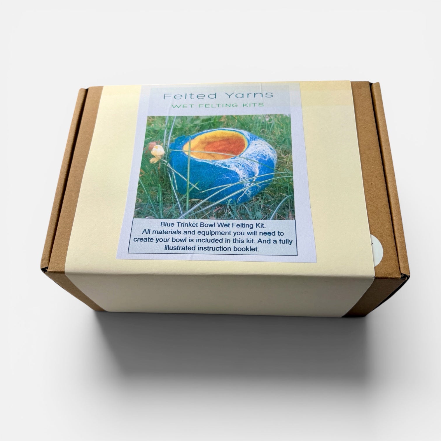 Wet Felting Bowl Kit - Felted Yarns_Just Makers