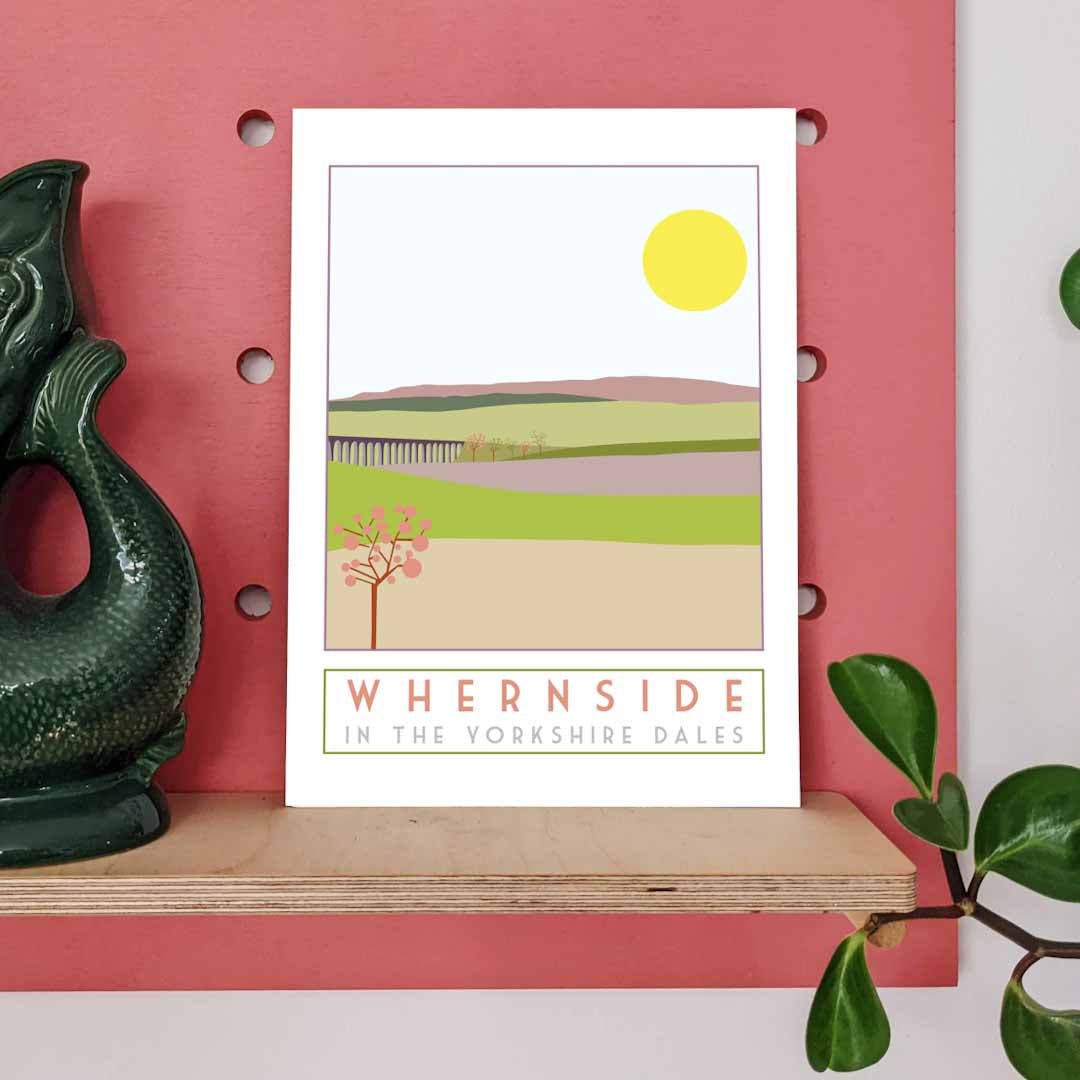 Whernside Yorkshire Dales A4 Print - Sweetpea and Rascal - Just Makers Sweetpea and Rascal