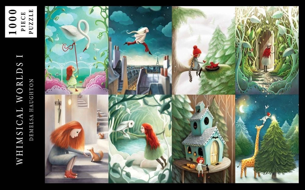Whimsical Worlds I Jigsaw Puzzle - Demelsa Haughton_Just Makers