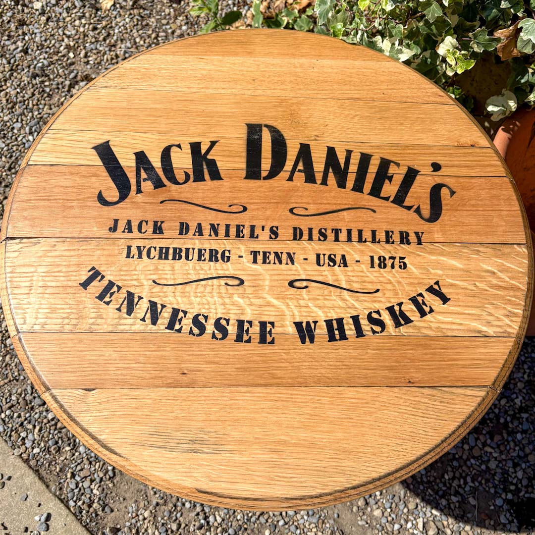 Whisky Barrel Top Table - Wild Wood Gifts_Just Makers