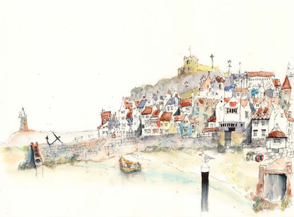 Whitby Giclee Print - Tim Gomersall Art_Just Makers
