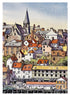 Whitby Quayside Mounted Print - Matty Burnham_Just Makers
