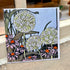 White Alliums and Echinacea Greeting Card - Rachel Knowles_Just Makers