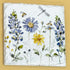White With Flowers Coaster Slate - Sarah Tustin_Just Makers