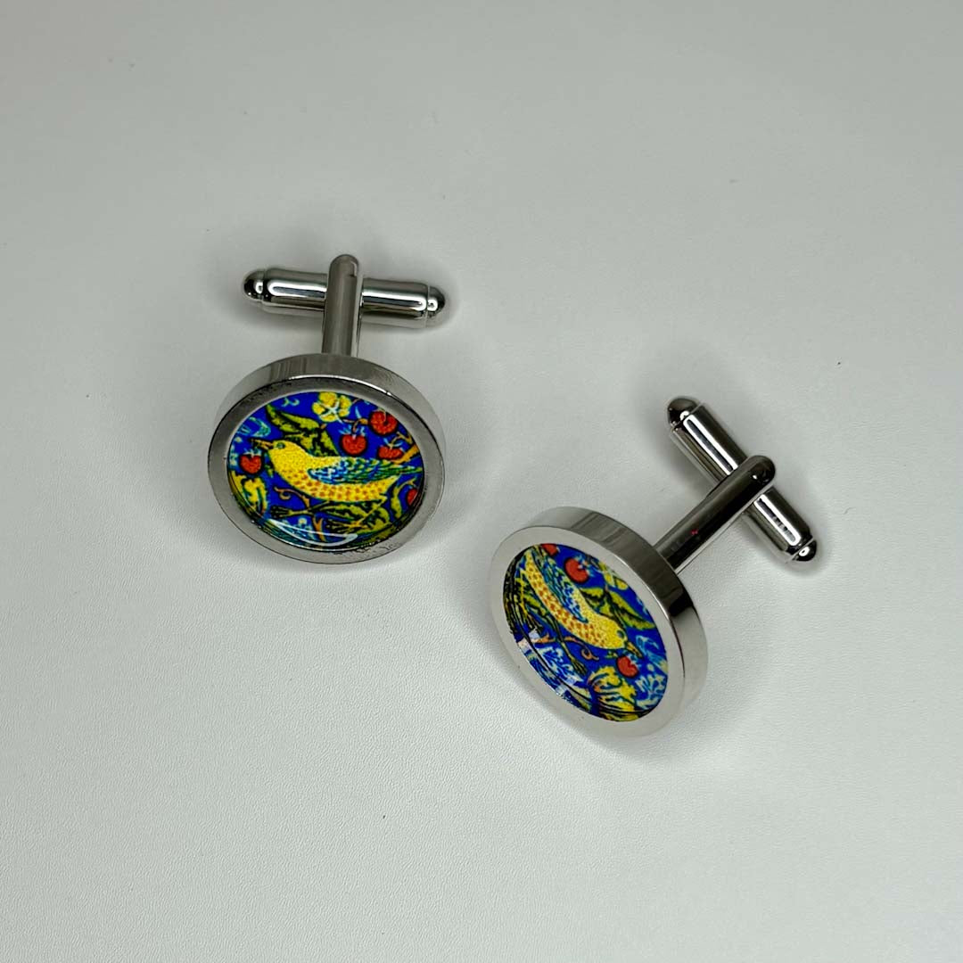 William Morris Cufflinks - Nancy Jones_Just Makers