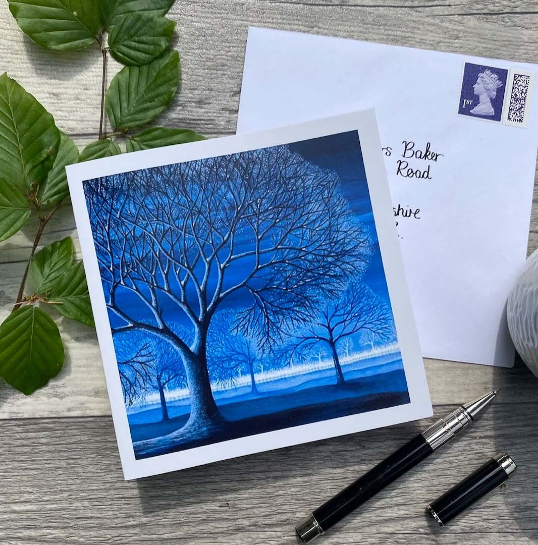 Winter Days Square Card by Sarah Jane Nicholls_Just Makers