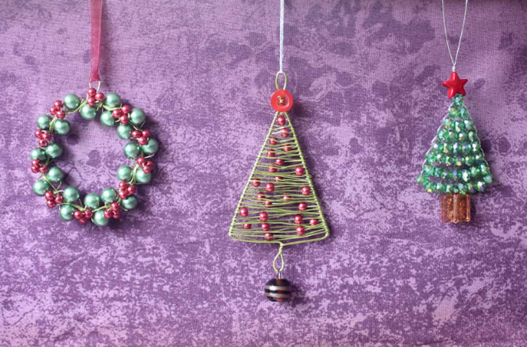 Wire and Bead Christmas Decorations Workshop_Just Makers