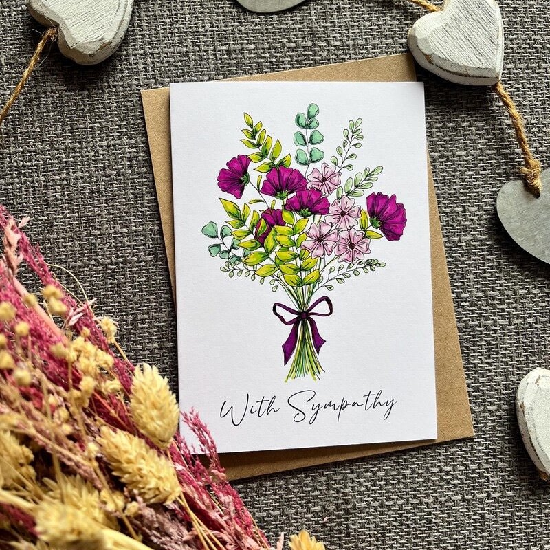With Sympathy Card - HD Designs - Just Makers HD Designs