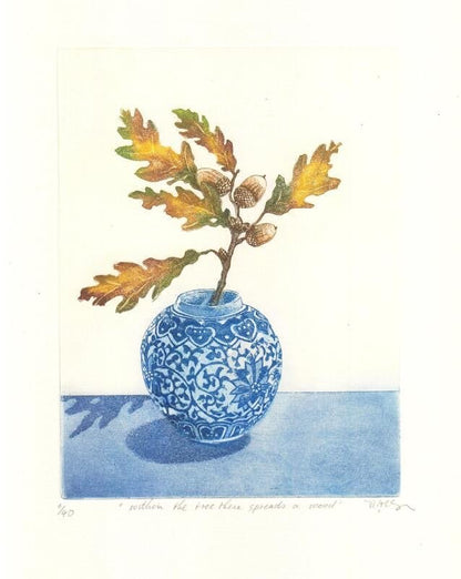 Within the Tree Spreads a Wood Greeting Card - Moira McTague - Just Makers Moira McTague