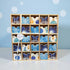 Wooden Advent Calendar in Blue Design - Sarah Tustin_Just Makers