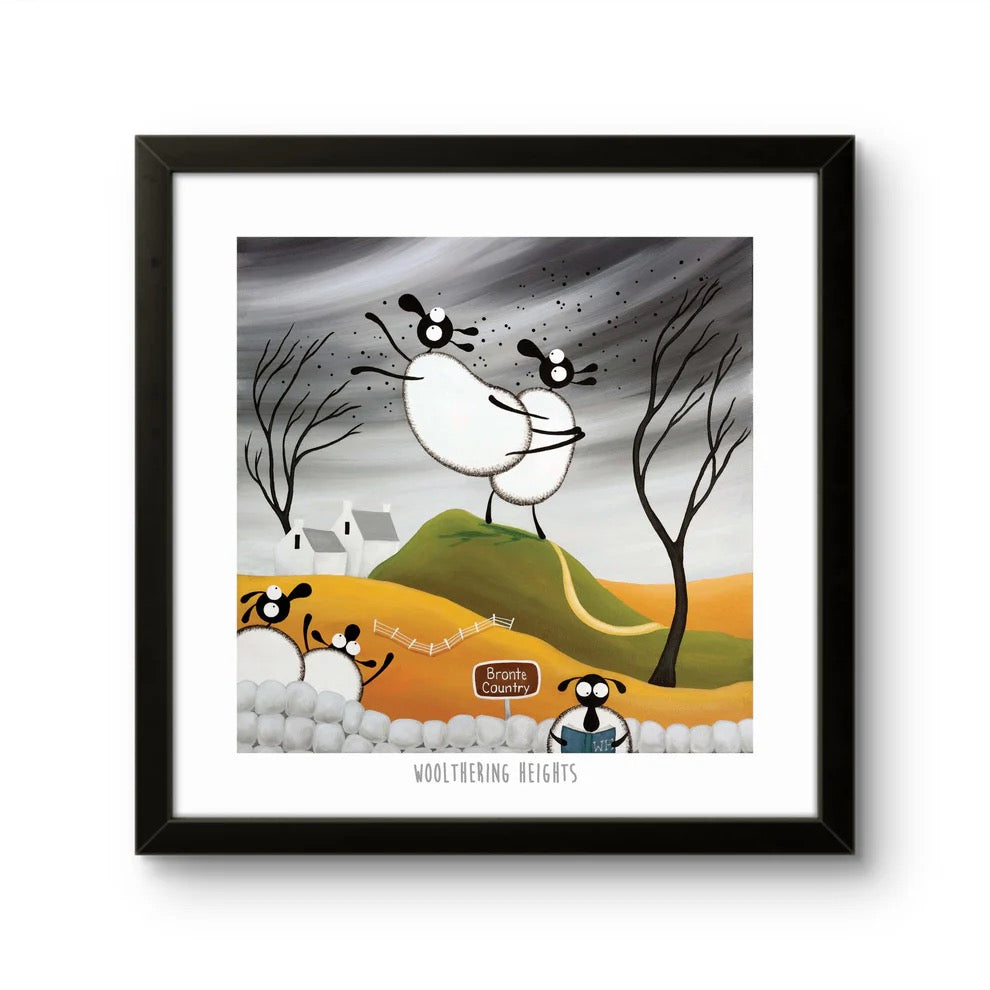 Woolthering Heights 10&quot; Print - Mervyn Tay Art_Just Makers