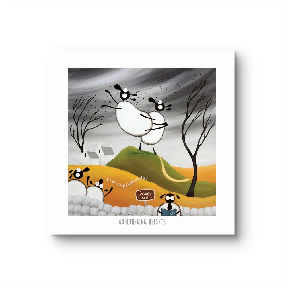 Woolthering Heights 10&quot; Print - Mervyn Tay Art_Just Makers