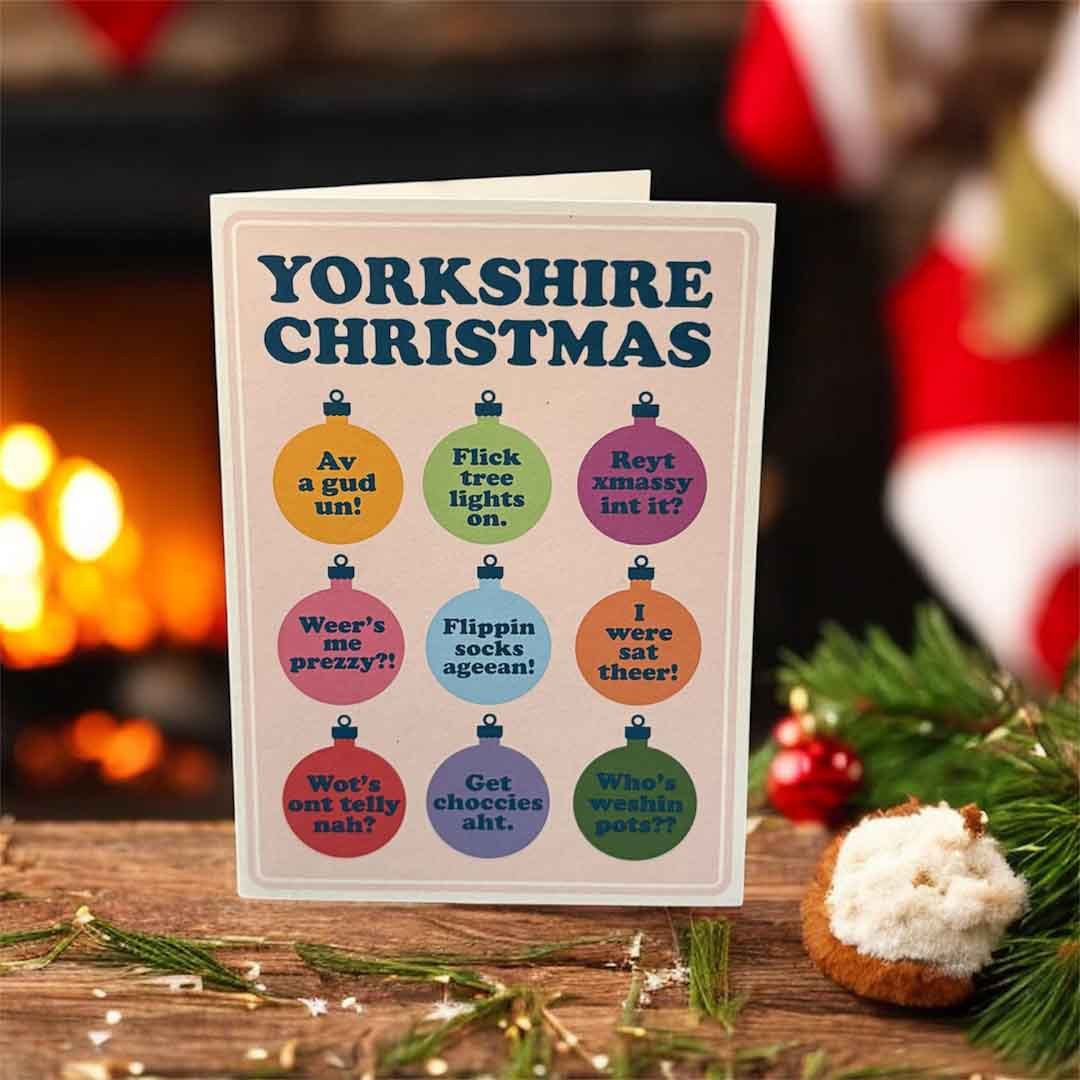Yorkshire Christmas Card - JAM Artworks - Just Makers JAM Artworks