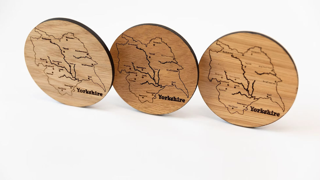 Yorkshire Coaster - Woodcutter Creations_Just Makers