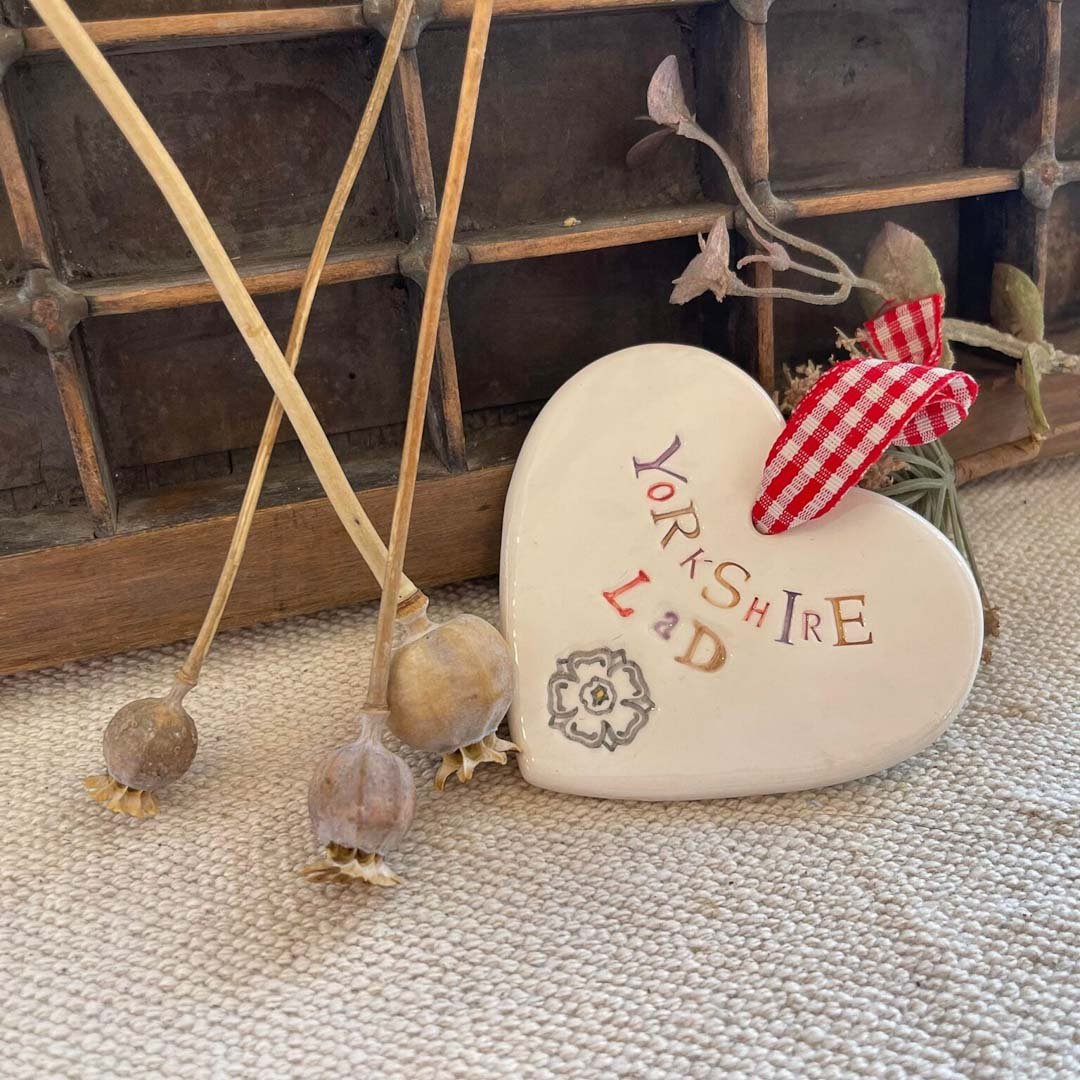 Yorkshire Lad Heart - Jamali Annay Designs - Just Makers Jamali Annay Designs